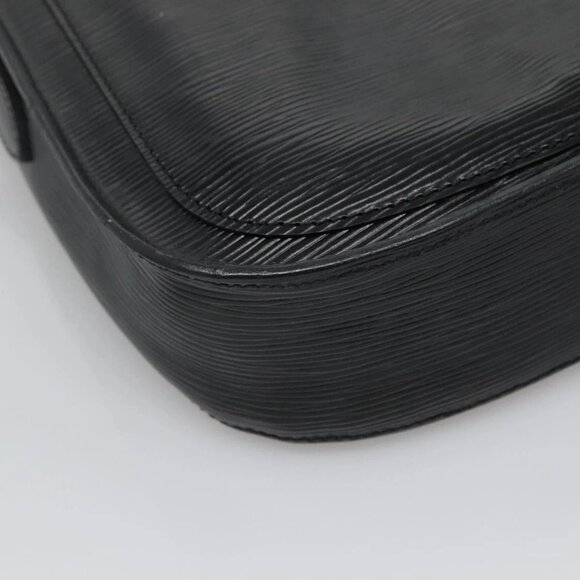 LOUIS VUITTON Epi Saint Cloud GM Shoulder Bag Black Noir M52192 LV Auth 136415 - Picture 5 of 16